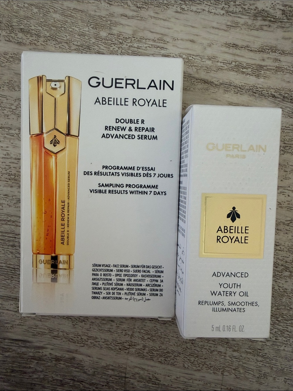 GUERLAIN Abeille Royale Serums in travel sizes
